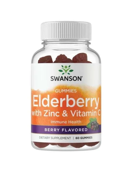 BodyNutrition | Elderberry Gummies with Zinc & Vitamin C Berry Swanson