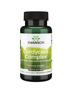 Cordyceps Complex with Reishi and Shiitake Mushrooms by Swanson | Body Nutrition (EN)