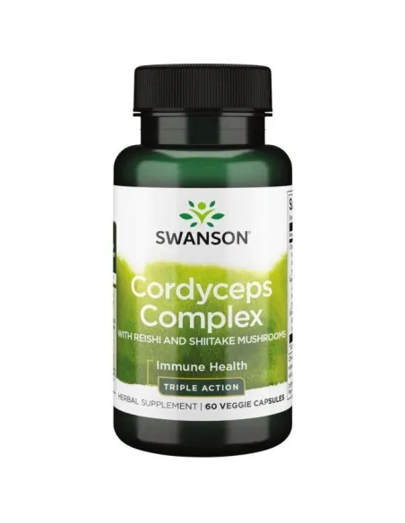 Cordyceps Complex with Reishi and Shiitake Mushrooms by Swanson | Body Nutrition (EN)