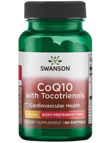 BodyNutrition | CoQ10 100 mg (with 10mg Tocotrienols) Swanson