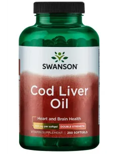 BodyNutrition | Cod Liver Oil 700mg Double-Strength Swanson