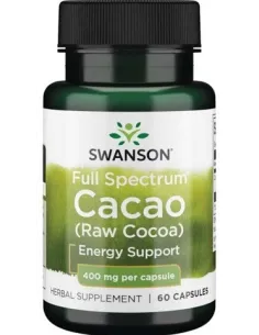 Cacao (Raw Cocoa) 400mg Full Spectrum by Swanson | Body Nutrition (EN)