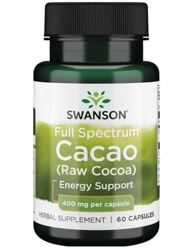 Cacao (Raw Cocoa) 400mg Full Spectrum von Swanson | Body Nutrition (DE)
