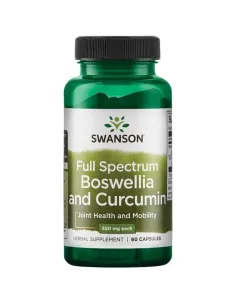 BodyNutrition | Boswellia and Curcumin 300mg Full Spectrum Swanson
