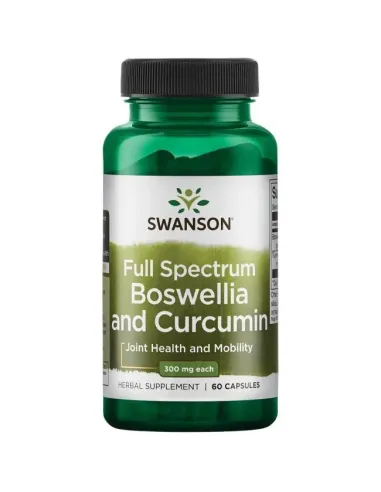 BodyNutrition | Boswellia and Curcumin 300mg Full Spectrum Swanson