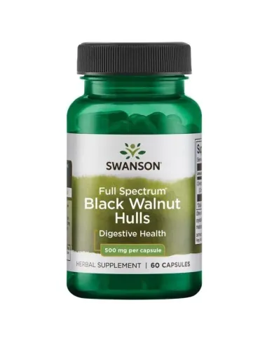 Swanson Black Walnut Hulls 500mg Full Spectrum | Body Nutrition (ES)
