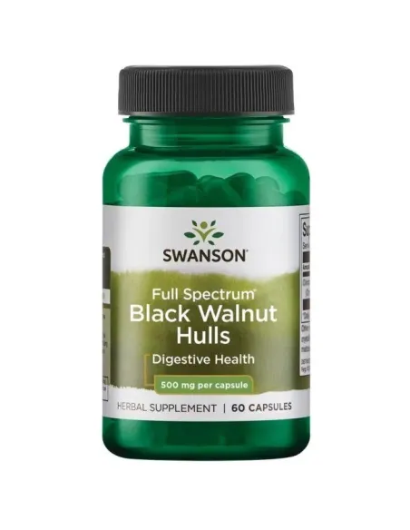 Swanson Black Walnut Hulls 500mg Full Spectrum | Body Nutrition (ES)