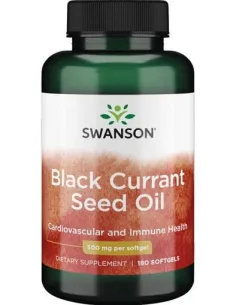 Black Currant Seed Oil 500mg de Swanson | Body Nutrition (FR)