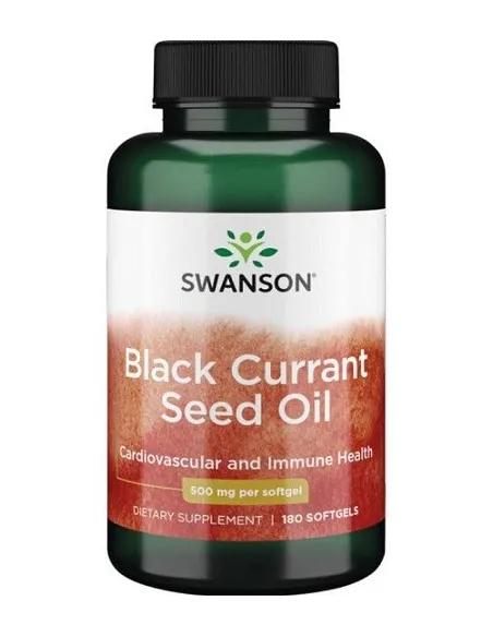 Black Currant Seed Oil 500mg de Swanson | Body Nutrition (FR)