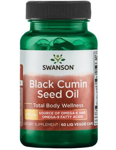 Black Cumin Seed Oil 500mg by Swanson | Body Nutrition (EN)