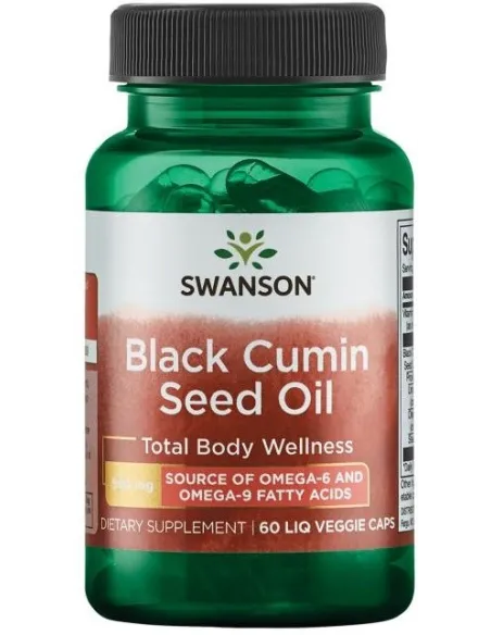Black Cumin Seed Oil 500mg by Swanson | Body Nutrition (EN)