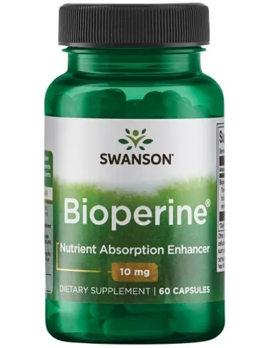 Bioperine 10mg de Swanson | Body Nutrition (FR)