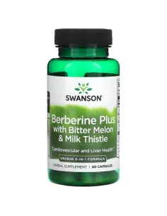 BodyNutrition | Berberine Plus with Bitter Melon & Milk Thistle Swanson