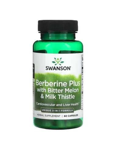 BodyNutrition | Berberine Plus with Bitter Melon & Milk Thistle Swanson