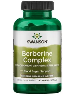 BodyNutrition | Berberine Complex with Cinnamon Gymnema & Fenugreek Swanson