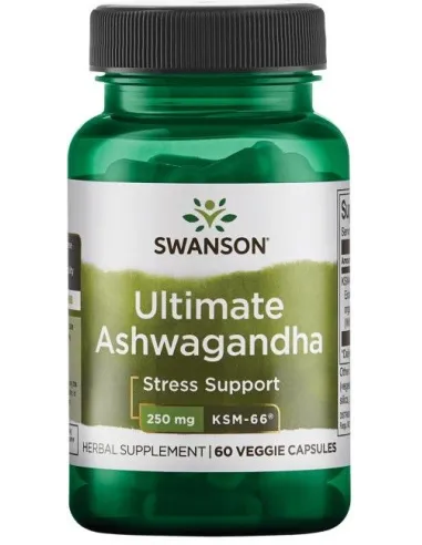 Ashwagandha Ultimate KSM-66 250mg de Swanson | Body Nutrition (FR)