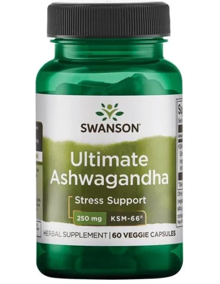 Ashwagandha Ultimate KSM-66 250mg de Swanson | Body Nutrition (FR)