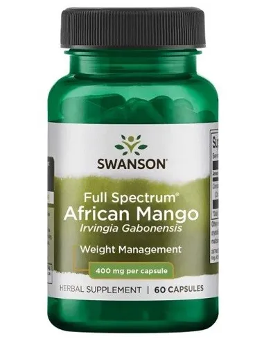 African Mango (Irvingia Gabonensis) 400mg Full Spectrum by Swanson | Body Nutrition (EN)
