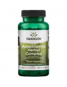 BodyNutrition | Adaptogenic Herbal Complex with Rhodiola Ashwagandha & Ginseng Swanson