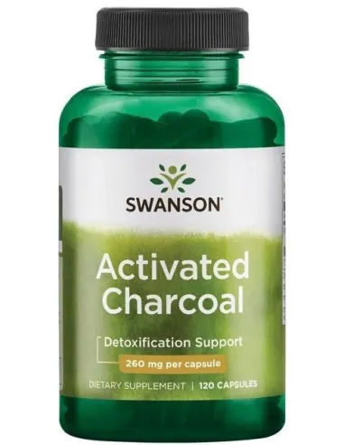 Activated Charcoal 260mg von Swanson | Body Nutrition (DE)