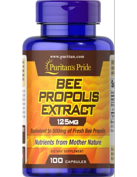 Puritan's Pride Bee Propolis Extract 125mg | Body Nutrition (ES)