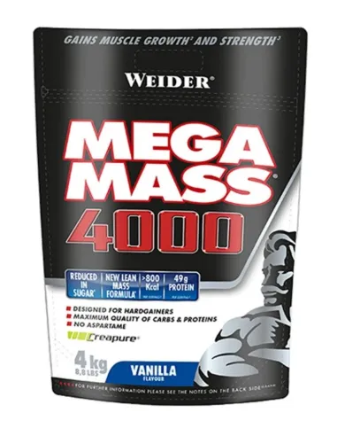 Weider Mega Mass 4000 (4000g) | Body Nutrition (ES)