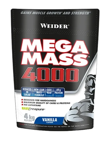 Weider Mega Mass 4000 (4000g) | Body Nutrition (ES)