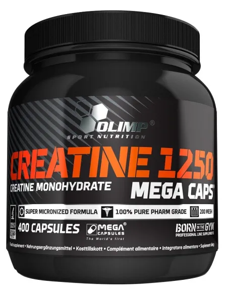 Creatine Mega 1250 (400 megacaps) de Olimp | Body Nutrition (FR)