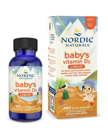 Baby's Vitamin D3 400 IU de Nordic Naturals | Body Nutrition (FR)