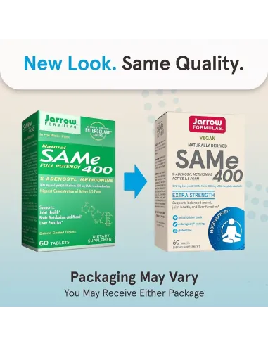 Jarrow Formulas SAMe 400 (60 tabs) | Body Nutrition (ES)