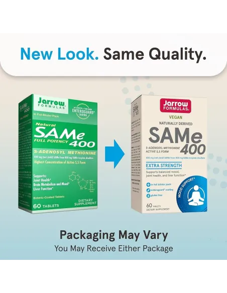 Jarrow Formulas SAMe 400 (60 tabs) | Body Nutrition (ES)