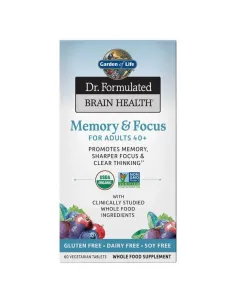 Dr. Formulated Memory & Focus for Adults 40+ von Garden of Life | Body Nutrition (DE)