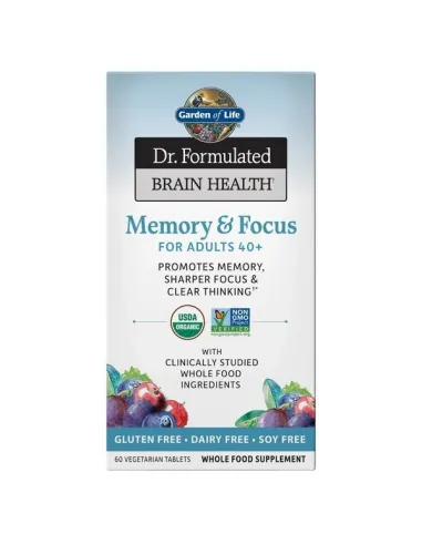 Dr. Formulated Memory & Focus for Adults 40+ de Garden of Life | Body Nutrition (FR)