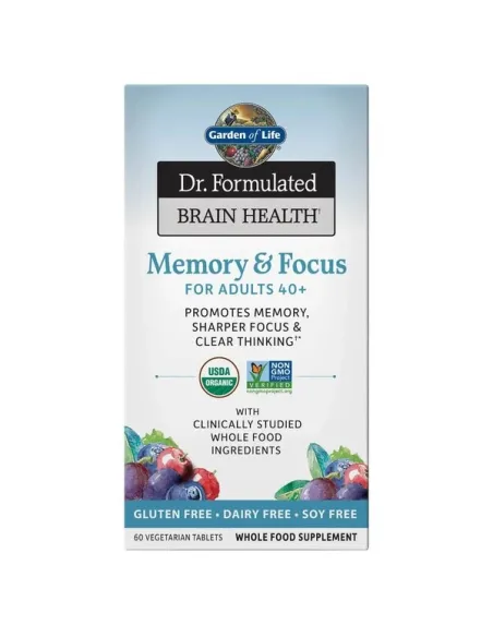 Dr. Formulated Memory & Focus for Adults 40+ de Garden of Life | Body Nutrition (FR)