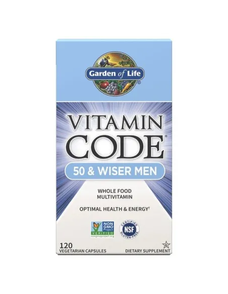 Vitamin Code 50 & Wiser Men de Garden of Life | Body Nutrition (FR)
