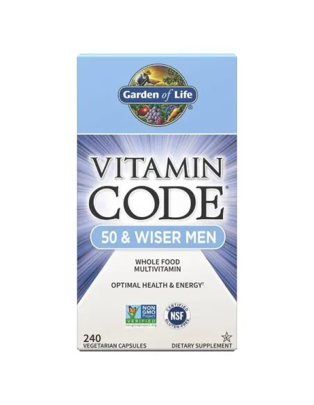 Vitamin Code 50 & Wiser Men de Garden of Life | Body Nutrition (FR)