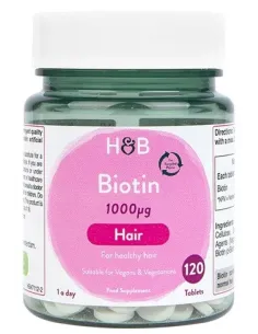 BodyNutrition | Biotin 1000mcg (120 tabs) Holland Barrett