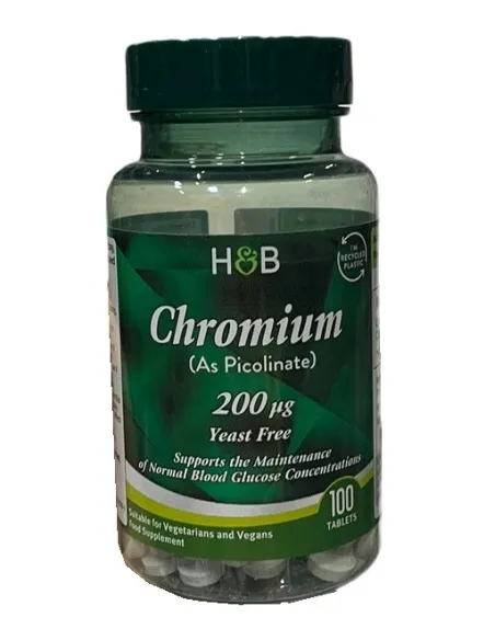 BodyNutrition | Chromium Picolinate 200mcg (100 tabs) Holland Barrett