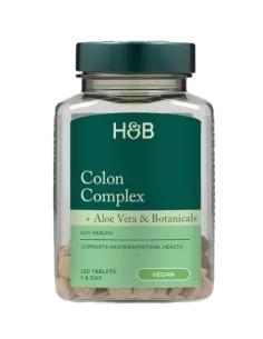 Colon Complex + Aloe Vera & Botanicals (120 tabs) de Holland Barrett | Body Nutrition (FR)