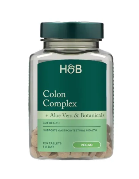 Colon Complex + Aloe Vera & Botanicals (120 tabs) de Holland Barrett | Body Nutrition (FR)