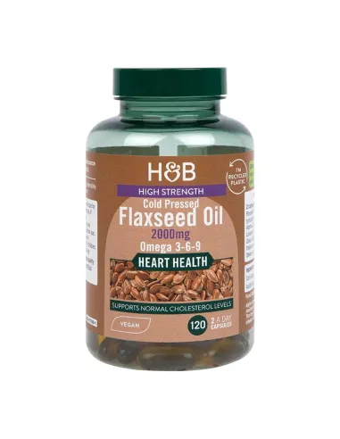 High Strength Cold Pressed Flaxseed Oil by Holland Barrett | Body Nutrition (EN)