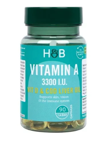 Holland Barrett Vitamin A 3300 IU | Body Nutrition (ES)