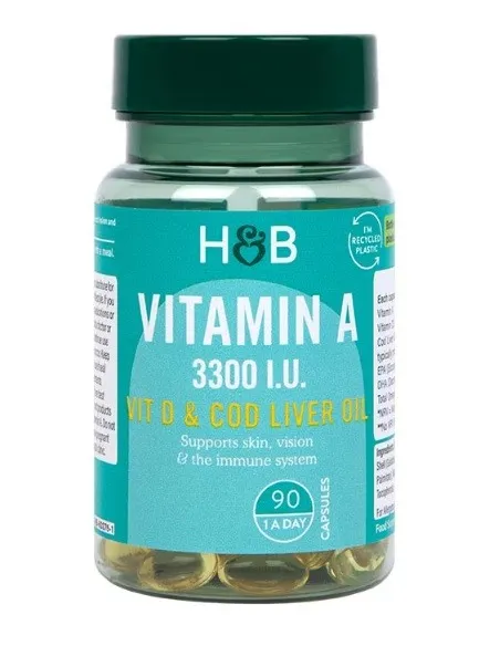 Holland Barrett Vitamin A 3300 IU | Body Nutrition (ES)