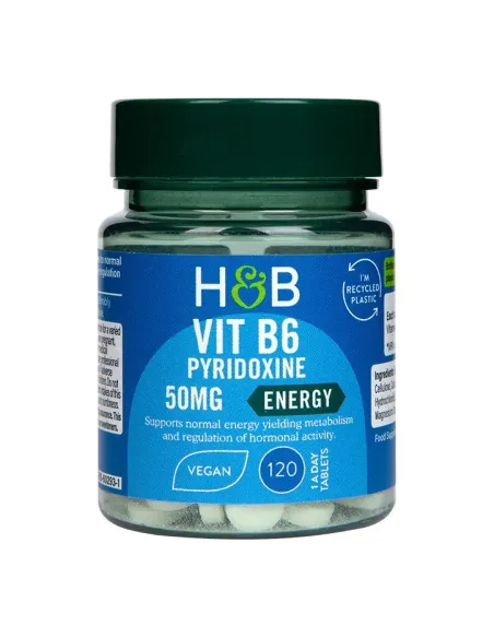 Holland Barrett Vitamin B6 50mg | Body Nutrition (ES)