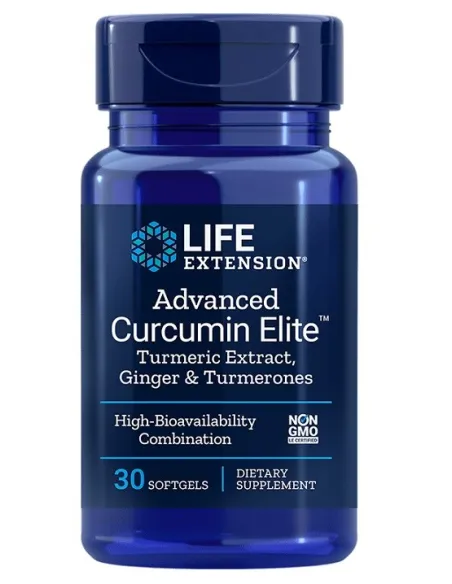 Life Extension Advanced Curcumin Elite Turmeric Extract, Ginger & Turmerones | Body Nutrition (ES)