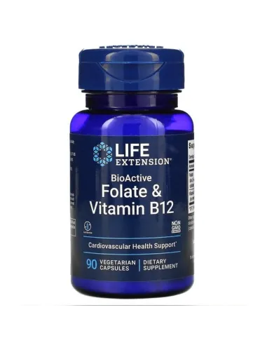 Life Extension BioActive Folate & Vitamin B12 | Body Nutrition (ES)