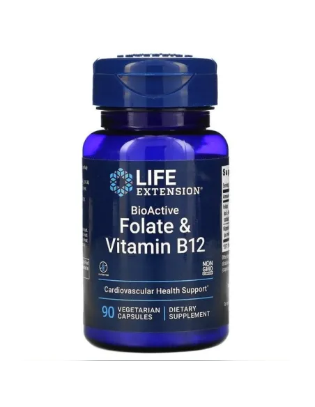 Life Extension BioActive Folate & Vitamin B12 | Body Nutrition (ES)