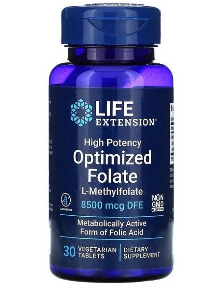 High Potency Optimized Folate de Life Extension | Body Nutrition (FR)