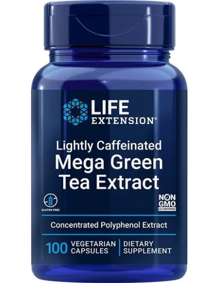 BodyNutrition | Lightly Caffeinated Mega Green Tea Extract Life Extension