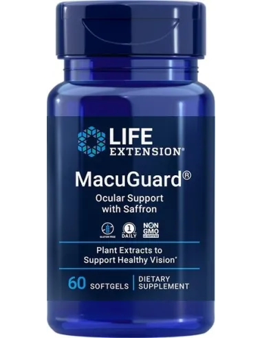 MacuGuard Ocular Support with Saffron de Life Extension | Body Nutrition (FR)